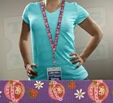 Strawberry Shortcake Lanyard w/ Ticket Holder - Purple