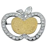 Studded Apple Brooch