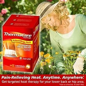 Click here to buy ThermaCare Lower Back and Hip L XL Air-Activated HeatWraps - Powerful Pain Relief and Deep....