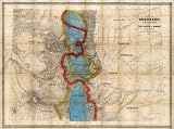 1865 COLORADO TERRITORY SHEWING PARKS & GOLD REGION MAP