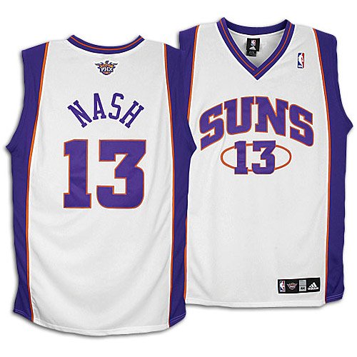 Adidas Phoenix Suns Steve Nash Authentic 2Nd Road Jersey Size 56
