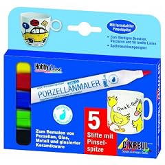 Hobby Line 16300 - Porzellanmaler 160 �C mit Pinselspitze 5er Set