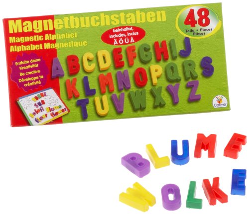 Childrens Toyshop  Spielwaren : Toy Company 12972 - Magnetbuchstaben, groß, 48 Stück