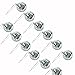 Cosmos ® 12 pcs 1.8 Inch Disco Ball Mirror Party Christmas Xmas Tree Ornament Decoration with Cosmos Fastening Strap