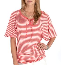 Allie Lace Up Scoop Top