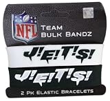 New York Jets Large Bulk Bandz Band Bracelet 2PK