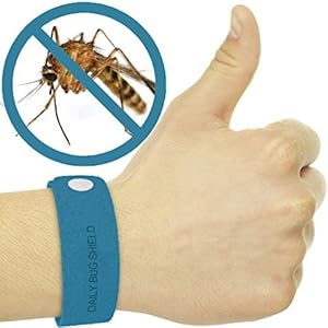 Apriller 5 Pack All Natural Mosquito Repellent Bracelets - Guaranteed to Work - Fast, Easy, No Deet, Mess, Spray or Plastic - 30 Day Money Back Guarantee, No Deet, Mess, Spray or Plastic