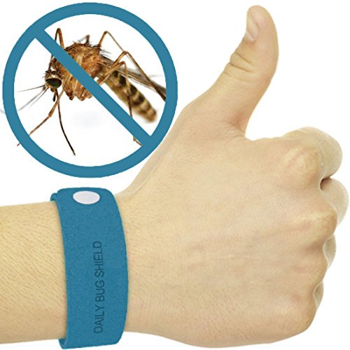 Apriller 5 Pack All Natural Mosquito Repellent Bracelets - Guaranteed to Work - Fast, Easy, No Deet, Mess, Spray or Plastic - 30 Day Money Back Guarantee, No Deet, Mess, Spray or Plastic