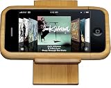 Custom Bamboo Case + Custom bamboo stand for iPhone 3G and 3GS (Natural bamboo handcrafted)
