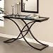 Vogue Sofa Table - Copper/ Black