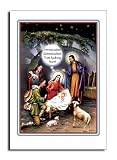Immaculate Hurts - Box of of 12 Scandalous TalkBubbles Christmas Cards & Envelopes