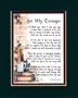 "For My Teenager" A Gift For A Teen, Son Or Daughter. Touching 8x10 Poem, Double-matted in Dark Green/Burgundy And Enhanced With Watercolor Graphics.