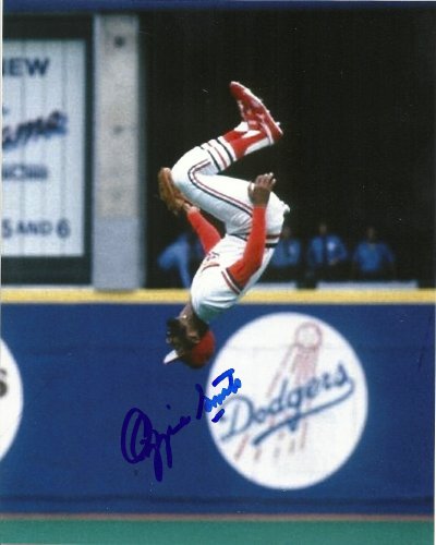 OZZIE SMITH ST LOUIS CARDINALS,CARDINALS,THE WIZARD,HALL OF FAME,HOF,SIGNED,AUTOGRAPHED 8X10,PHOTO,COA,PROOF PIC