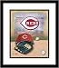 Cincinnati Reds MLB Framed 8x10 Photograph Team Logo and Baseball Cap Collage