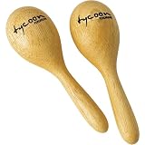 Tycoon Percussion Wood Maracas - Small Natural Finish