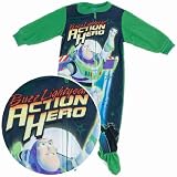 Buzz Lightyear Action Hero Footed Pajamas for Infant and Toddler Boys