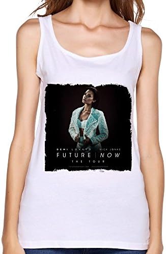 Demi Lovato &amp; Nick Jonas Future Now The Tour Tank Top For Women White
