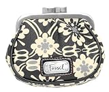 Fossil Wallets - Printed Frame Coin (Color: Black Multi)