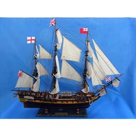 HMS Surprise 38 Limited Edition Tall Ship Replica Lord Nelson Master and Commander Wooden Boat