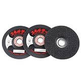 E-Value フレキシブル砥石 3枚組 一般鋼用 荒目 AC36 100X3X15mm
