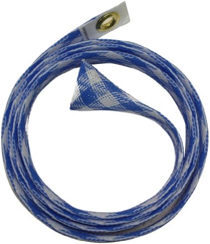 Stick Jacket Casting Fishing Rod Cover Blue and White