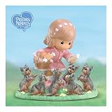 Precious Moments Yorkie Lover Figurine: Tender Woof And Care by The Hamilton Collection