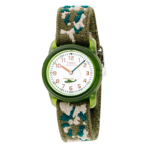 Timex Kids' T78141 Camouflage Stretch Band Watch
