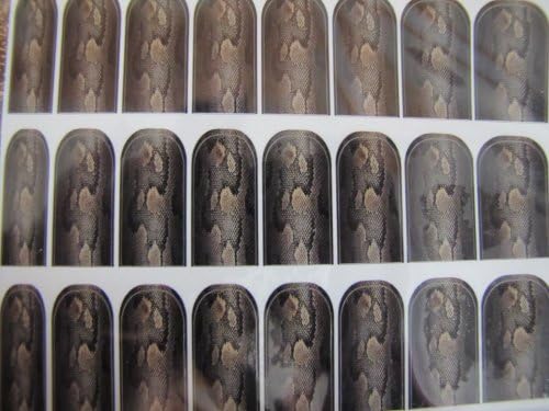 Skinz Nail Decals 24 Count Snake Skin