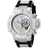 Invicta Mens 6044 Subaqua Collection Chronograph Stainless Steel Black Rubber Watch