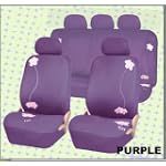 Car Seat Cover Full Set Bloom Purple Fb053115