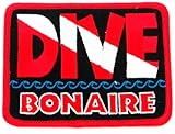 UPC 813606010065 product image for Dive Bonaire Patch Embroidered Iron On Scuba Diving Flag Emblem Souvenir | upcitemdb.com