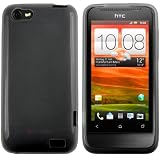 mumbi TPU Skin Case HTC One V Silikon Tasche H�lle - Silicon Protector Schutzh�lle transparent schwarzvon "mumbi�"