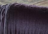 plum purple Velvet Velour Fabric 2 Yards At 60 Wide