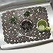 Bligli 1 Pack Kitchen Sink Mat: PVC Eco-Friendly Adjustable Sink Protector Mats | Sink liner Pad | Dish Drying Mat, Easy to Clean & DIY Cut | 15.7 x 11.8 inch