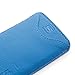iPhone SE, 5s and 5 Case, Snugg Apple iPhone SE, 5s and 5 Electric Blue Leather Pouch Case [Card Slot] Apple iPhone SE, 5s and 5 Pouch Case Cover Executive Design