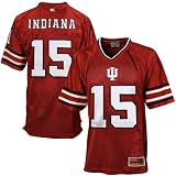 Indiana Hoosiers #15 Crimson Prime Time Football Jersey
