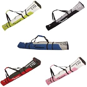 HENRY BRUBAKER Padded Ski Bag Carver Pro with Zip fastening available in 5 Colors and in 170 cm or 190 cm
