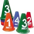 On Court Off Court Numbered Cone Set