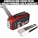 NEW! American Red Cross FR160 Microlink Solar-Powered Self-Powered AM/FM NOAA Weather Portable Radio with Flashlight and Cell Phone Charger in Red Plus a Solar-Powered Super-Bright LED Flashlight. Great for All Hiking and Camping Trips or for Any Natural Disaster. THE PERFECT CAMPING COMPANION!