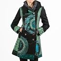Desigual Asha Mantel schwarz