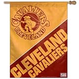 Cleveland Cavaliers Throwback Vertical Flag: 27x37 Banner