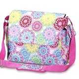 Baby Diaper Tote Bag w/ Changing Pad in Line Flower by Room It Up