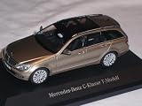 MERCEDES-BENZ C-KLASSE T-MODELL ESTATE CAR BEIGE W204 1/43 SCHUCO MODEL CAR SPECIAL OFFER