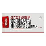 Bricks 100% Grass Fed Beef and Bacon Bar (Pack of 12)