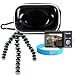 Hard Candy Black Camera Zip Case for Fujifilm Finepix Z100fd, Z10fd, Z200fd, Z20fd, Z3, Z5fd, F60fd,