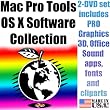 Mac Pro Tools OS X software collection 2-disks DVD set