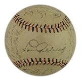 1935 New York Yankees Team Signed Baseball. Lou Gehrig! RARE! PSA/DNA and JSA Authentic.