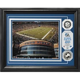 Detroit Lions Ford Field Silver Coin Photo Mint
