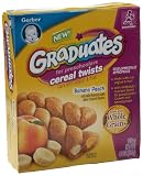 Gerber Cereal Twists, Banana Peach, 6-Count Bars (Pack of 8)