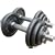 20 KG KURZHANTELSET MIT HAMMERSCHLAG OPTIK / 2 x KURZHANTEL / JE 4 X 0,5 / 1,25 KG / 2KG